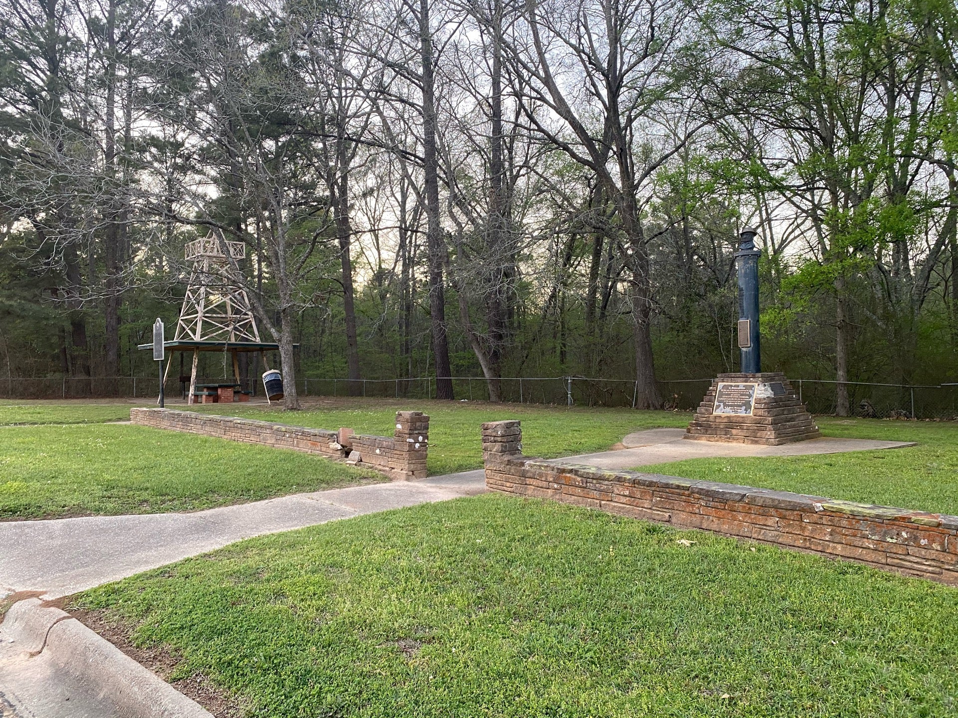 Pioneer Park Picnic Area / Historical Market, Henderson, TX, Landmark