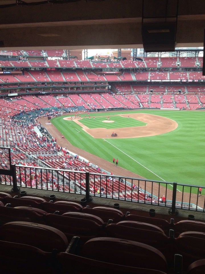 Busch Stadium, section Champions Club 8, home of St. Louis