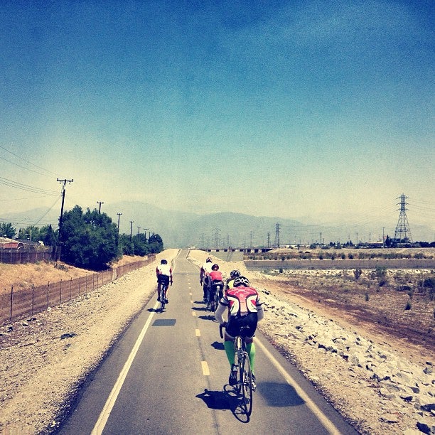 San Gabriel River Bike Route El Monte CA Landmark MapQuest