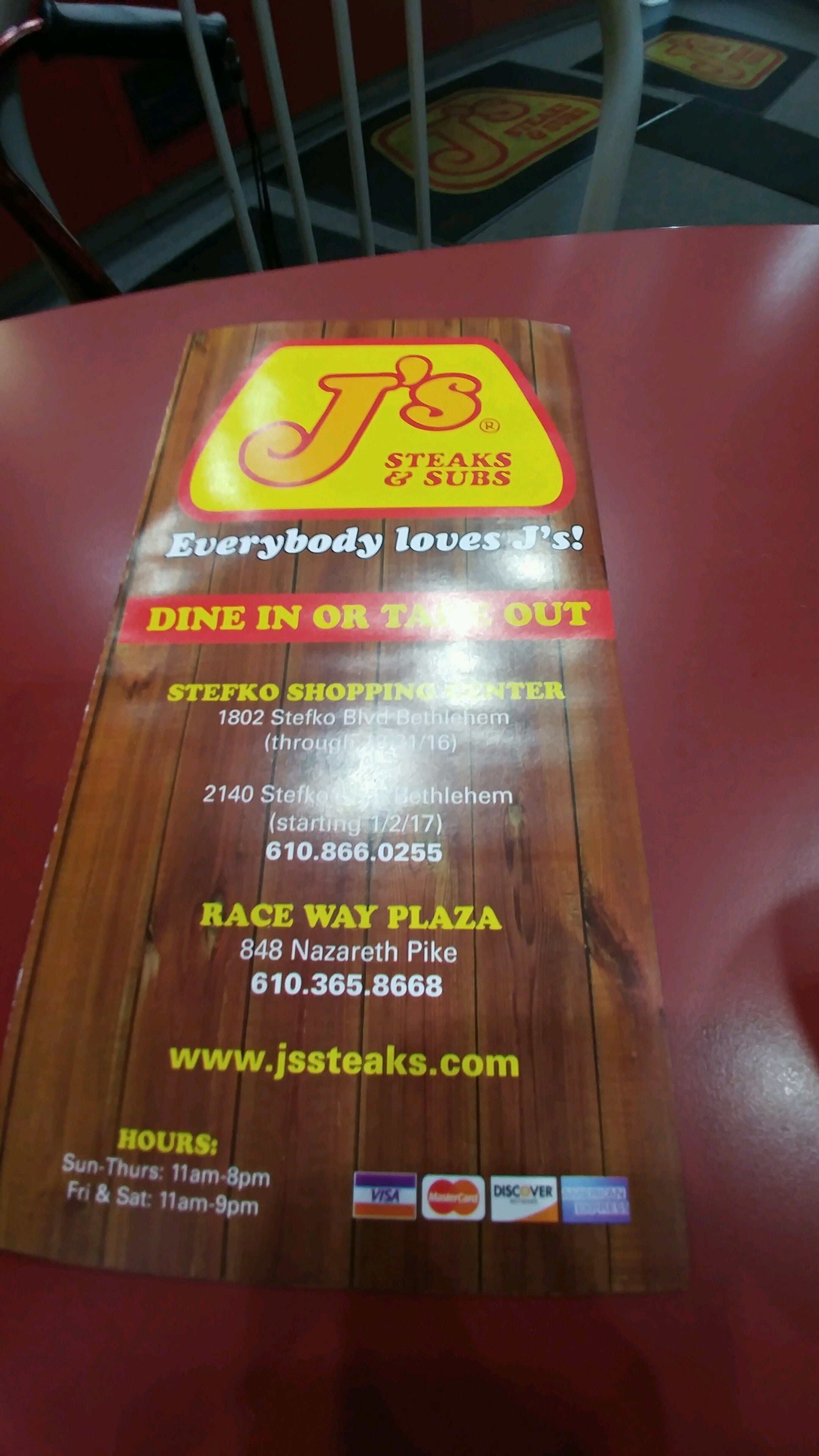 J's Steaks & Subs, 1802 Stefko Blvd, Bethlehem, PA MapQuest