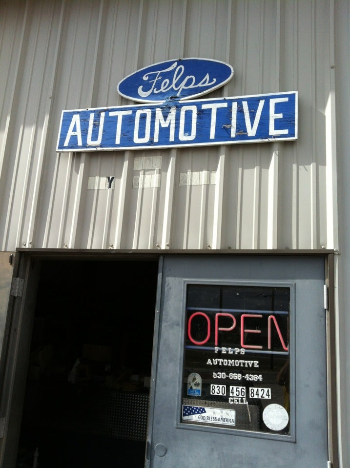 Felps Automotive, 708 S US Highway 281, Johnson City, TX, Auto Repair