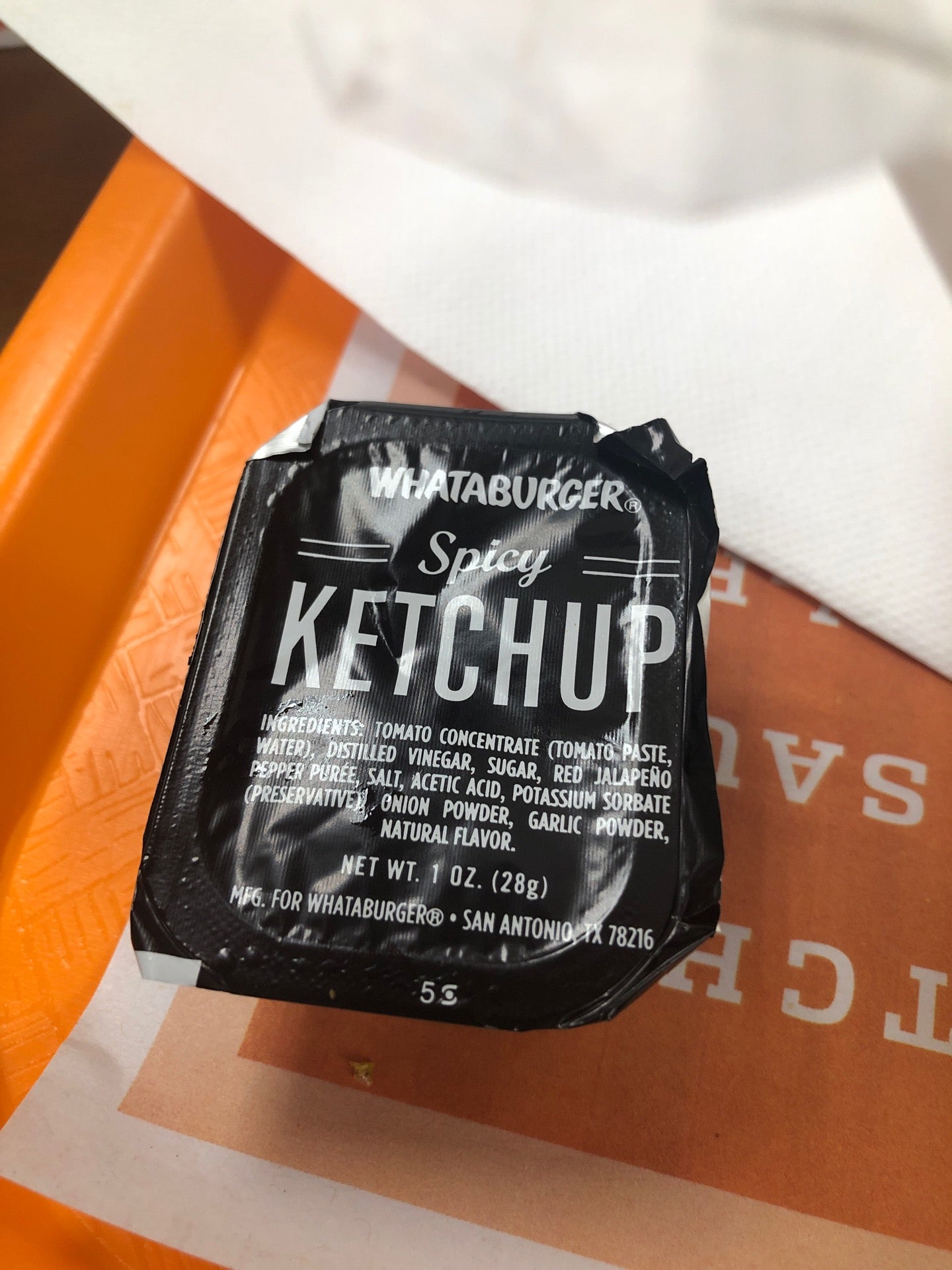 Whats the Deal with Whataburger Ketchup Packets?