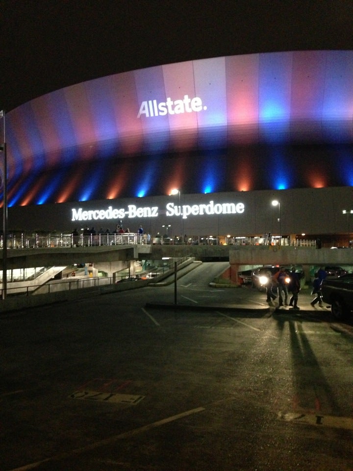 Mercedes-Benz Superdome, Sugar Bowl Dr, New Orleans, Louisiana, Stadiums  Arenas & Athletic Fields - MapQuest