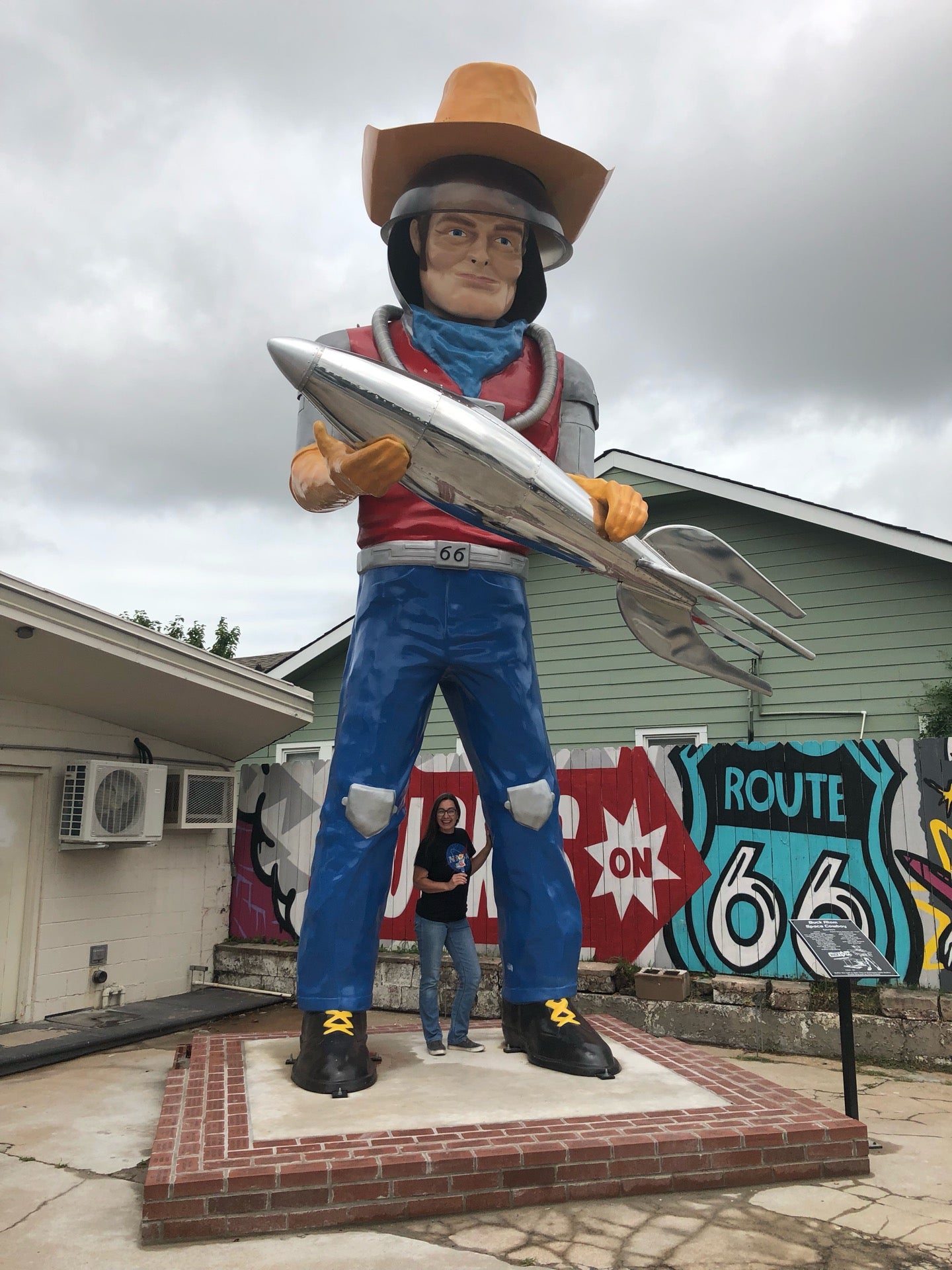 Buck Atom: Space Cowboy Muffler Man, Tulsa, Oklahoma