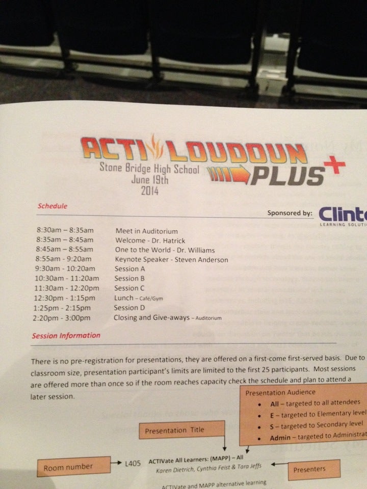 Stone Bridge High School, 43100 Hay Rd, Ashburn, VA MapQuest