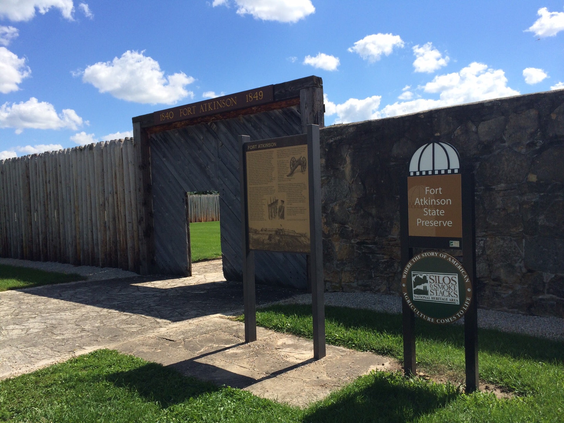 Fort Atkinson Historic Site, Fort Atkinson, IA, Historical Places