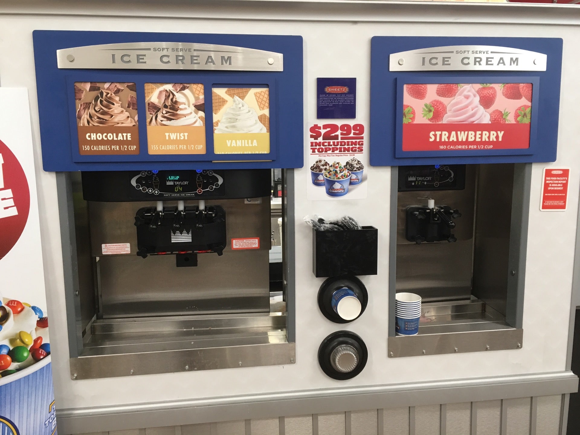 Milkshake machine at Sheetz, Pretty neat stuff here you …