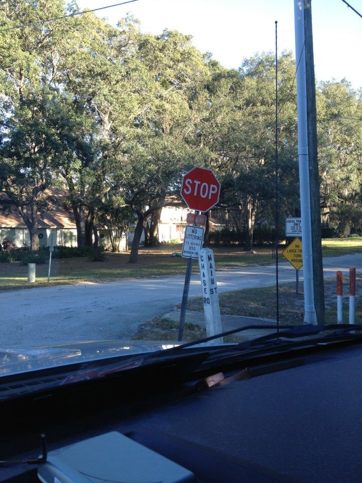 Stop Sign, Chase Road, Windermere, FL MapQuest