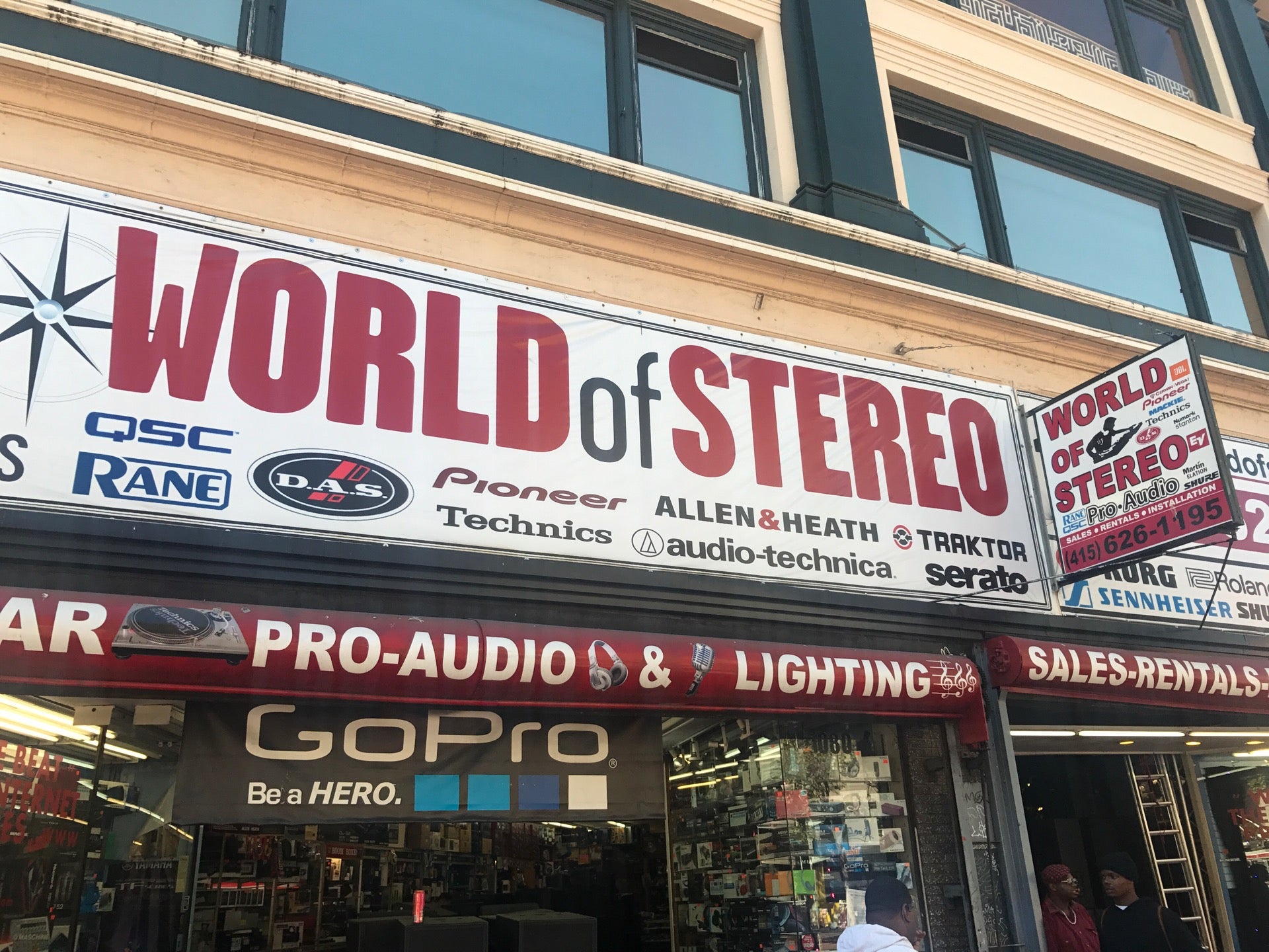Stereo. Shop Sign World Of Stereo - Design Talk