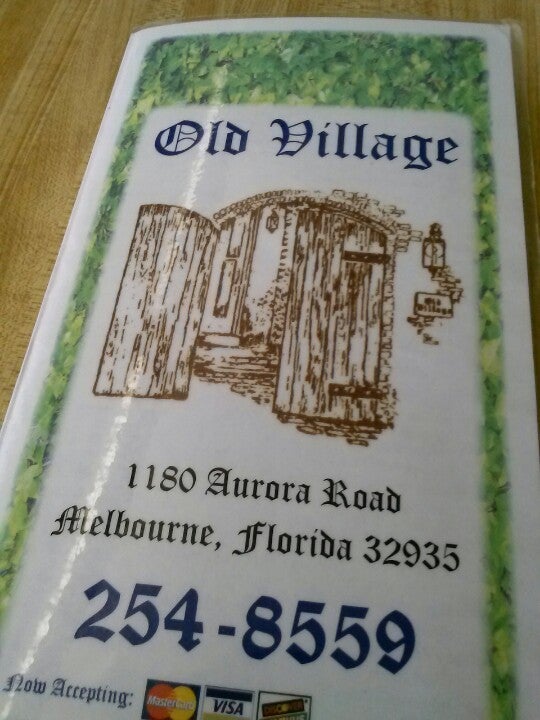 Old Village Restaurant, 1180 Aurora Rd, Melbourne, FL, Diner MapQuest