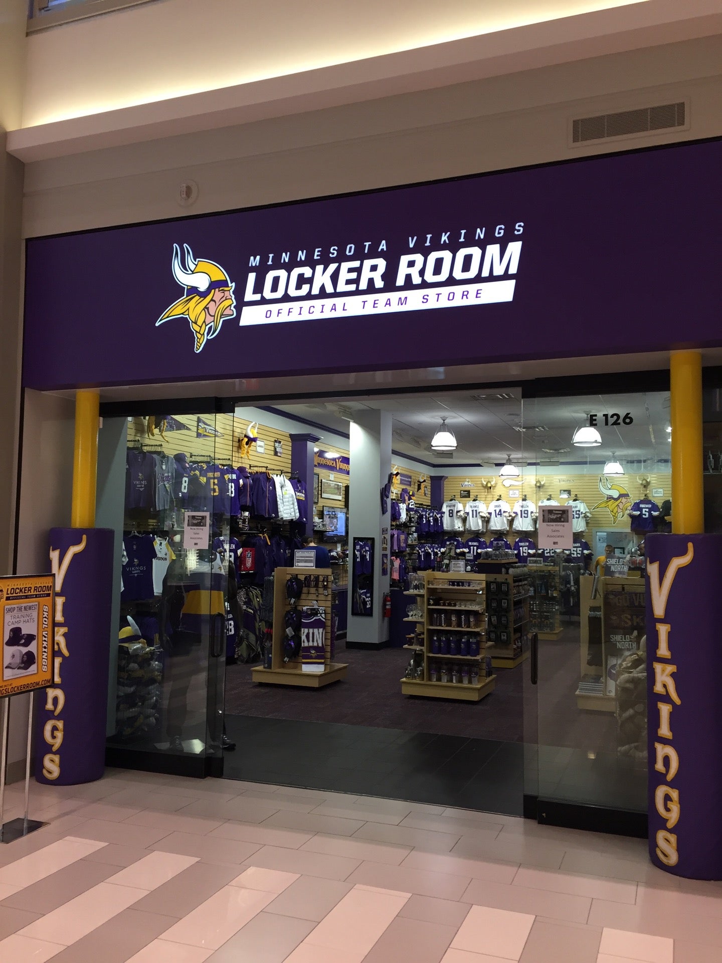 Vikings Locker Room, 126 E Broadway, Bloomington, MN, Retail Shops