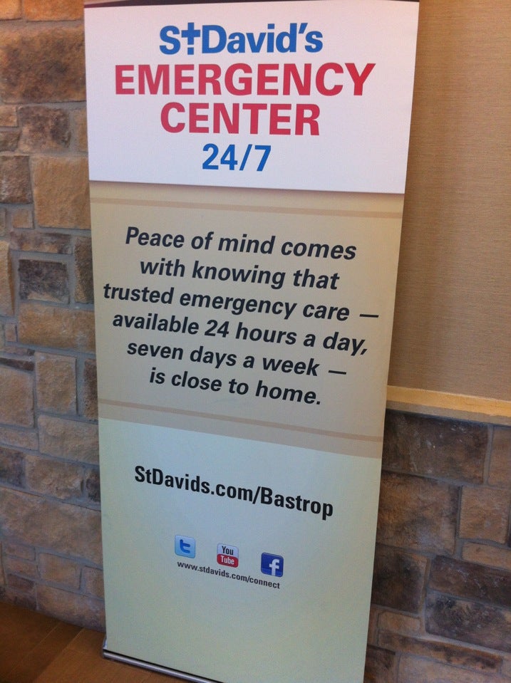 St. David's Emergency CenterBastrop, 3201 Highway 71 E, Bastrop, TX
