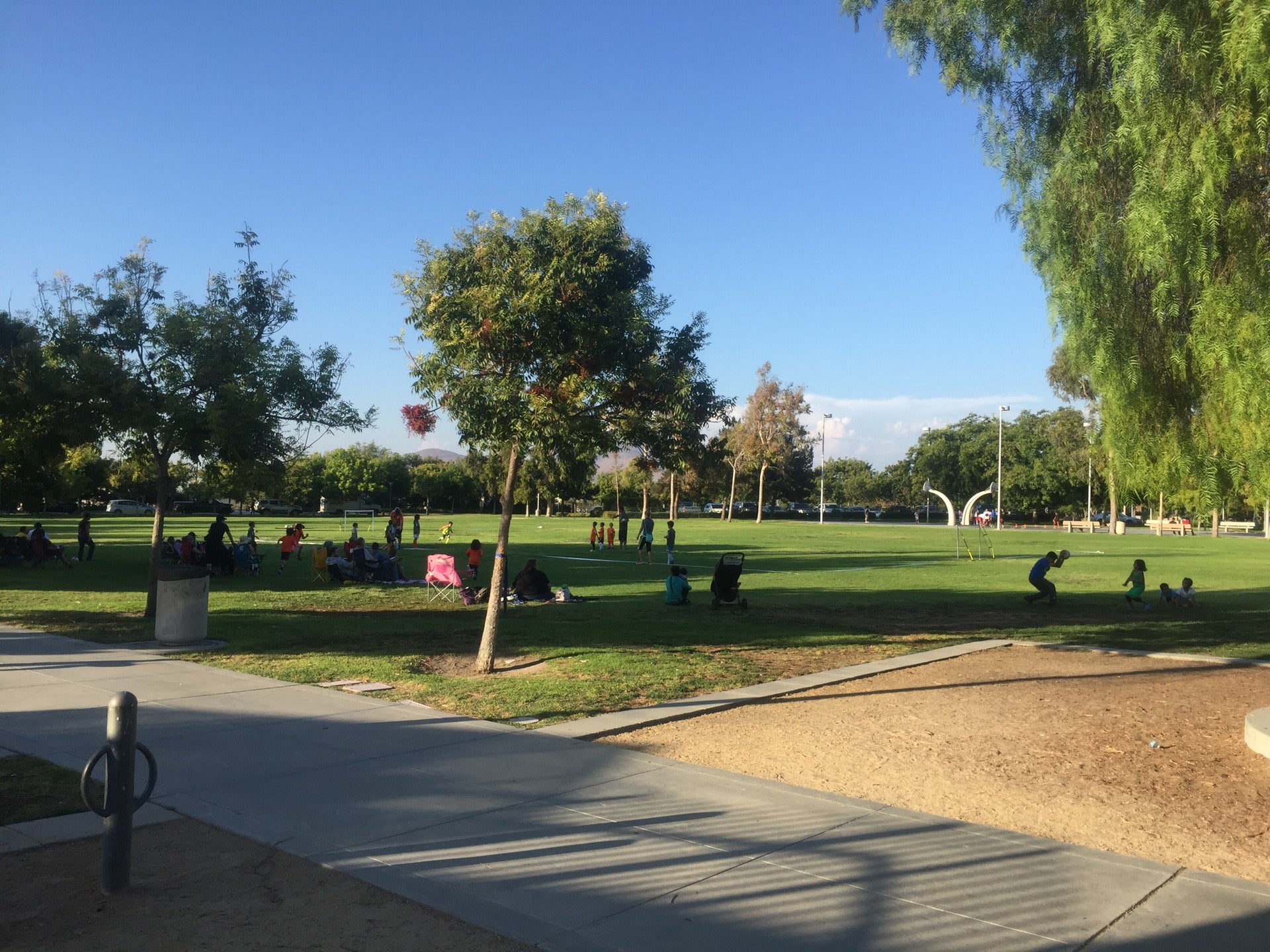 Heritage Park Soccer Field, Chula Vista, CA, Soccer Equipment