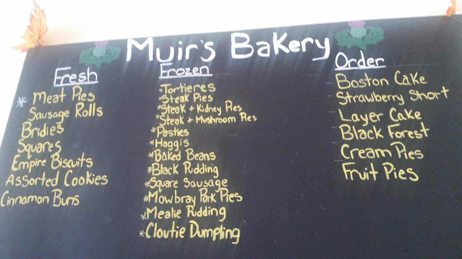 Muir's Bakery, 6 Main St S, North Glengarry, ON, Bakeries MapQuest