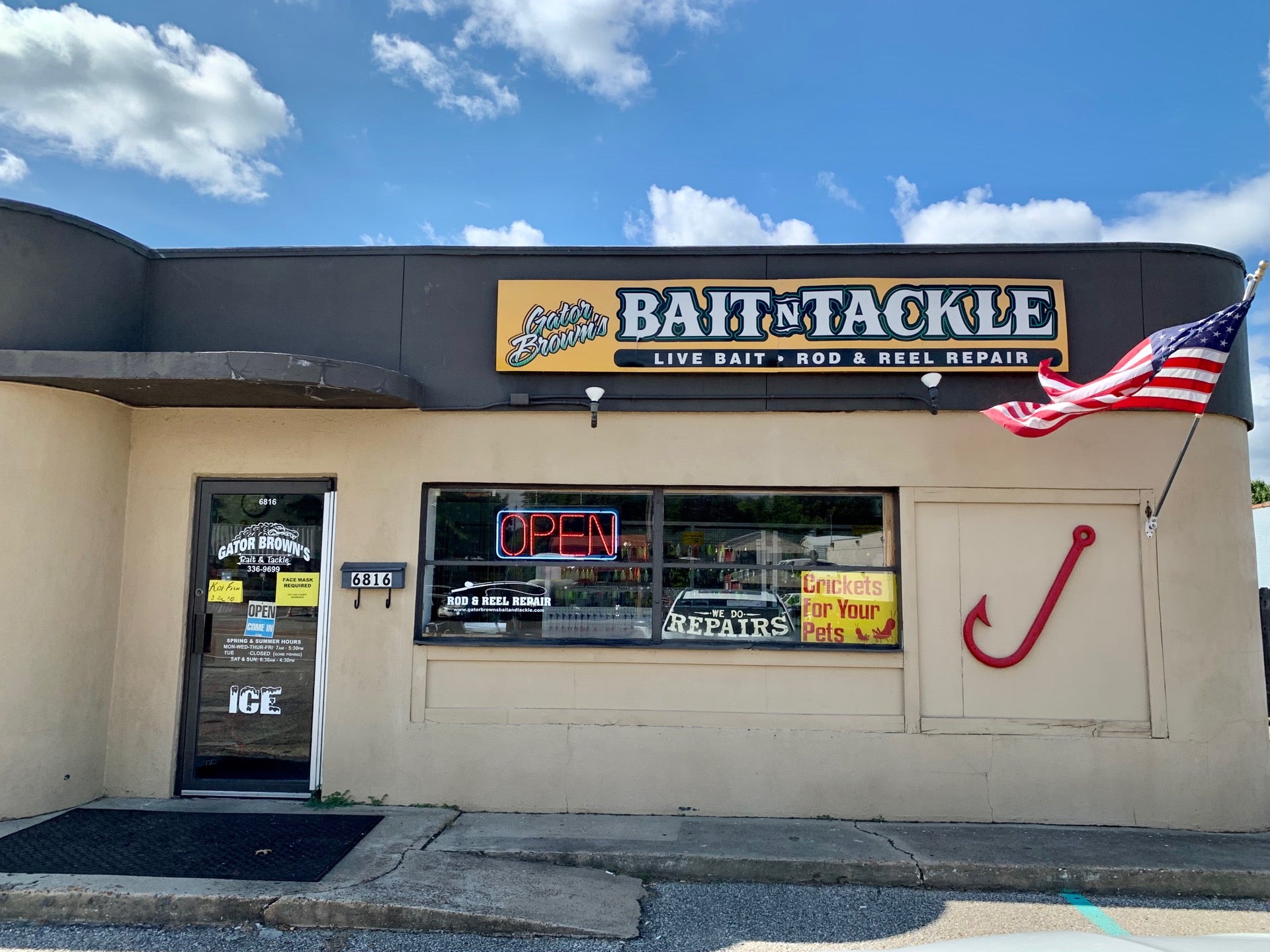 Gator Brown's Bait & Tackle Shop, 6816 Summer Ave, Memphis, TN - MapQuest