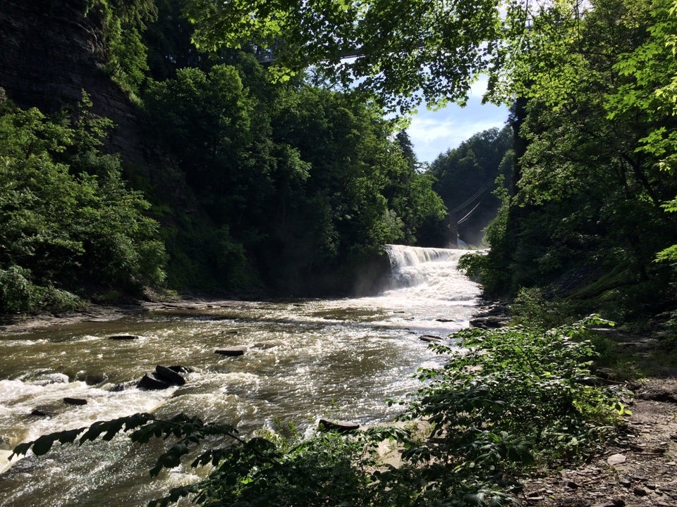 Fall Creek Suspension Bridge, Fall Creek Dr, Ithaca, NY, Trail