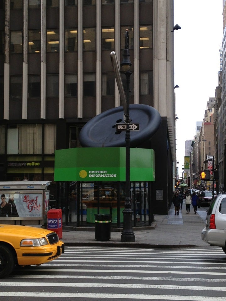 Giant Needle And Button Th Ave New York NY Historical Places MapQuest