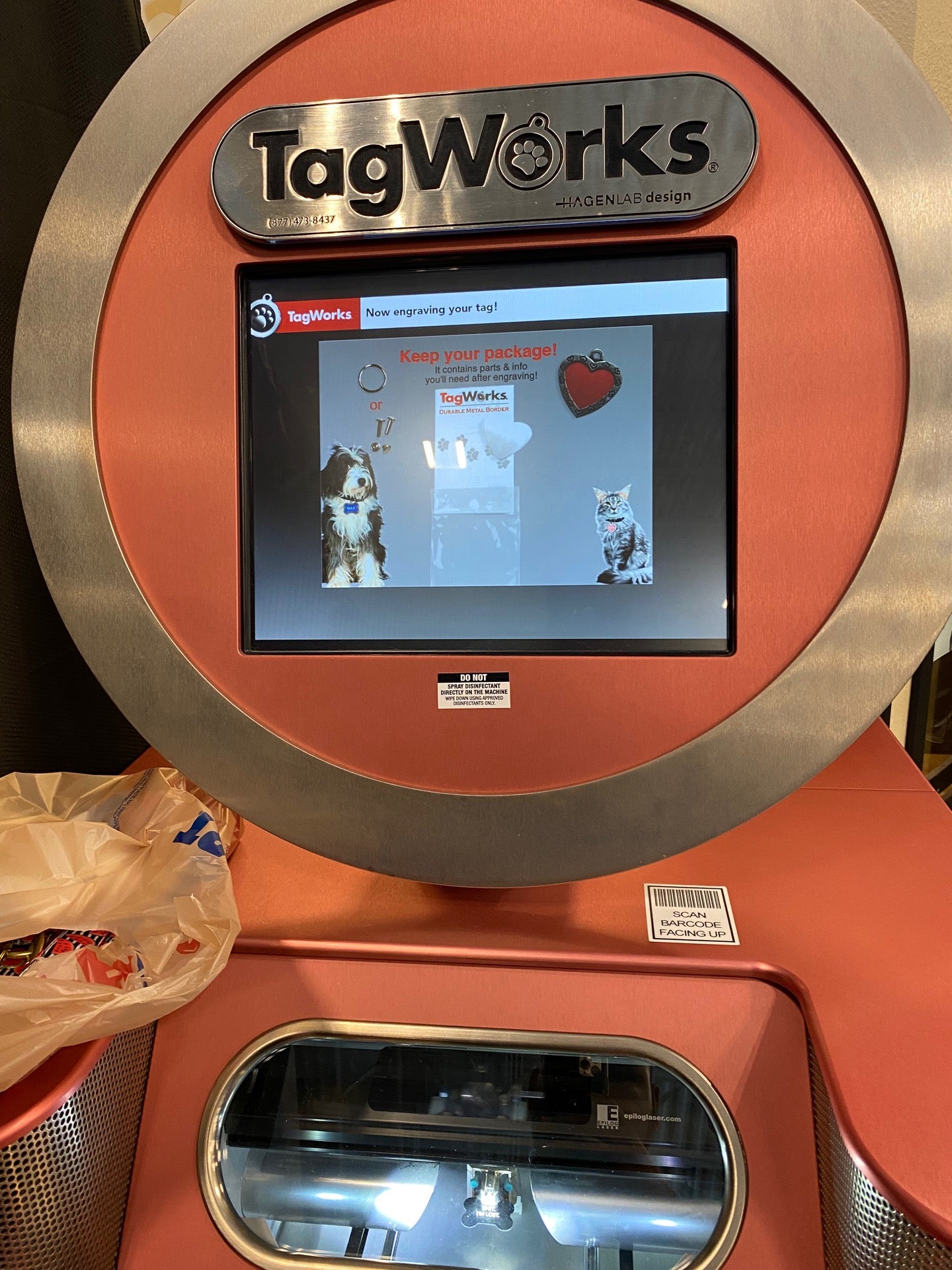 HOW TO MAKE DOG TAGS ON A TAGWORKS MACHINE AT PETSMART 