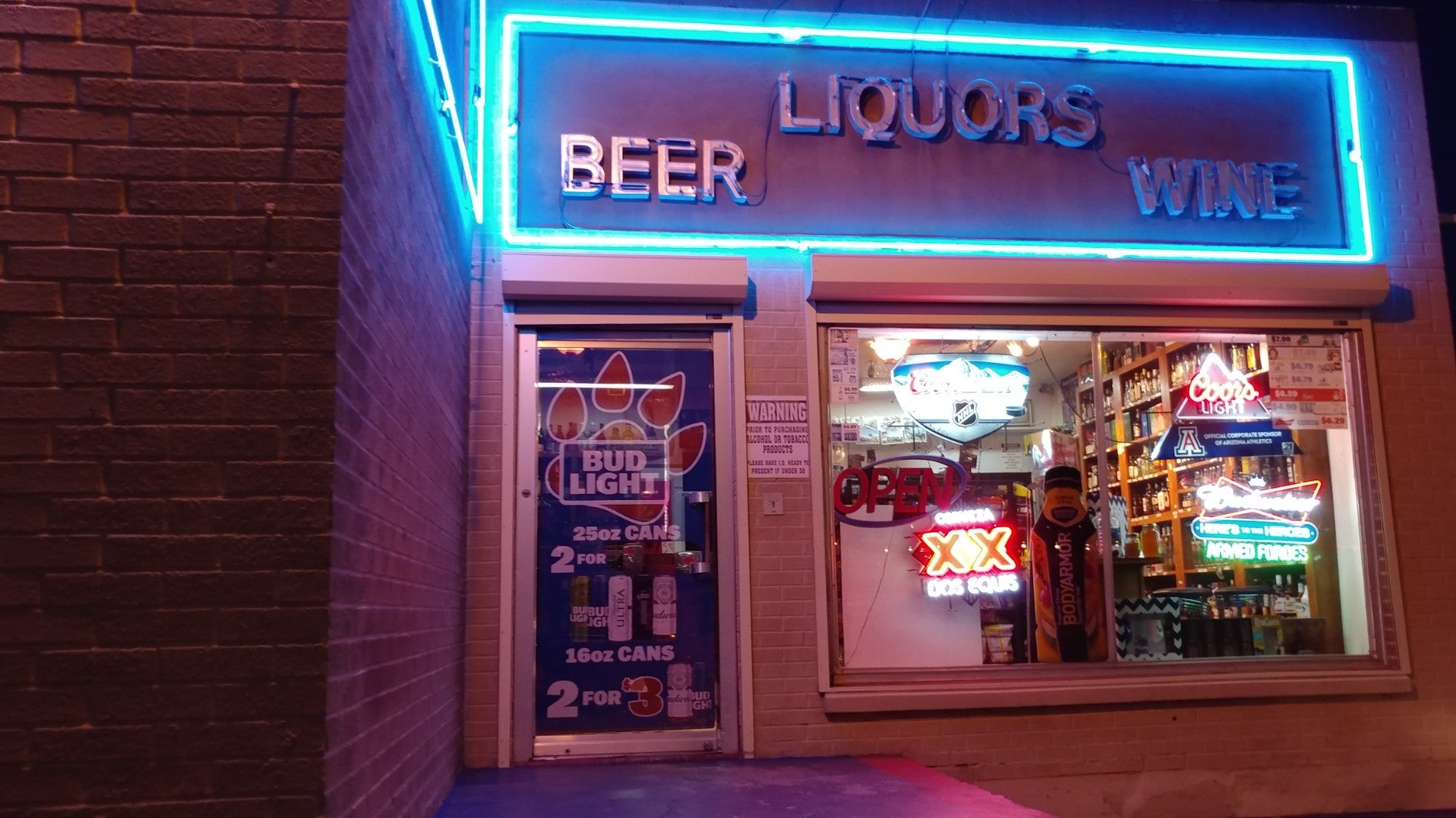 Wildcat DriveThru Liquors, 1202 N Stone Ave, Tucson, AZ, Beer & Ale