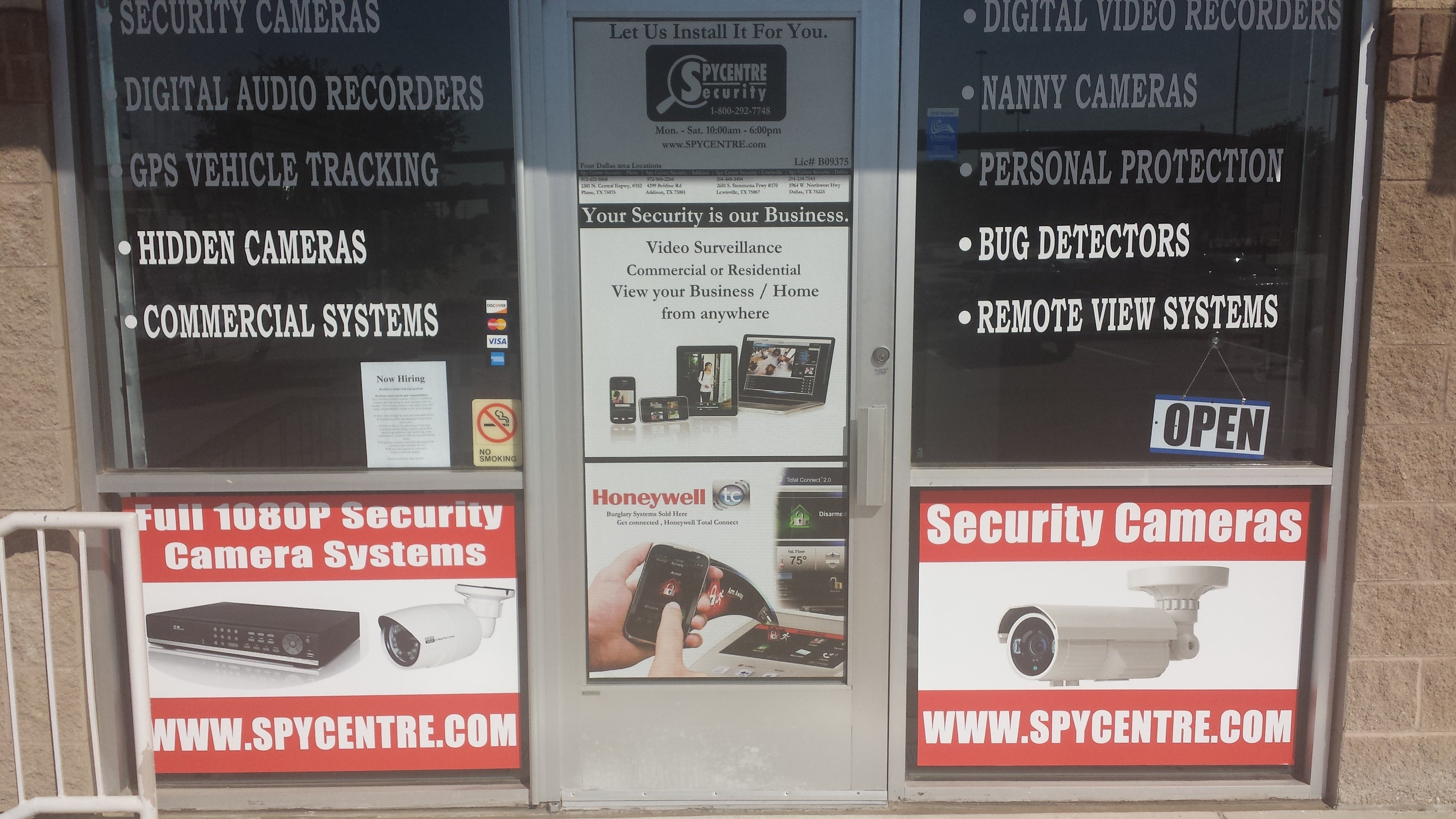 Spy Centre, 2601 S Stemmons Fwy, Ste 170, Lewisville, TX, Security