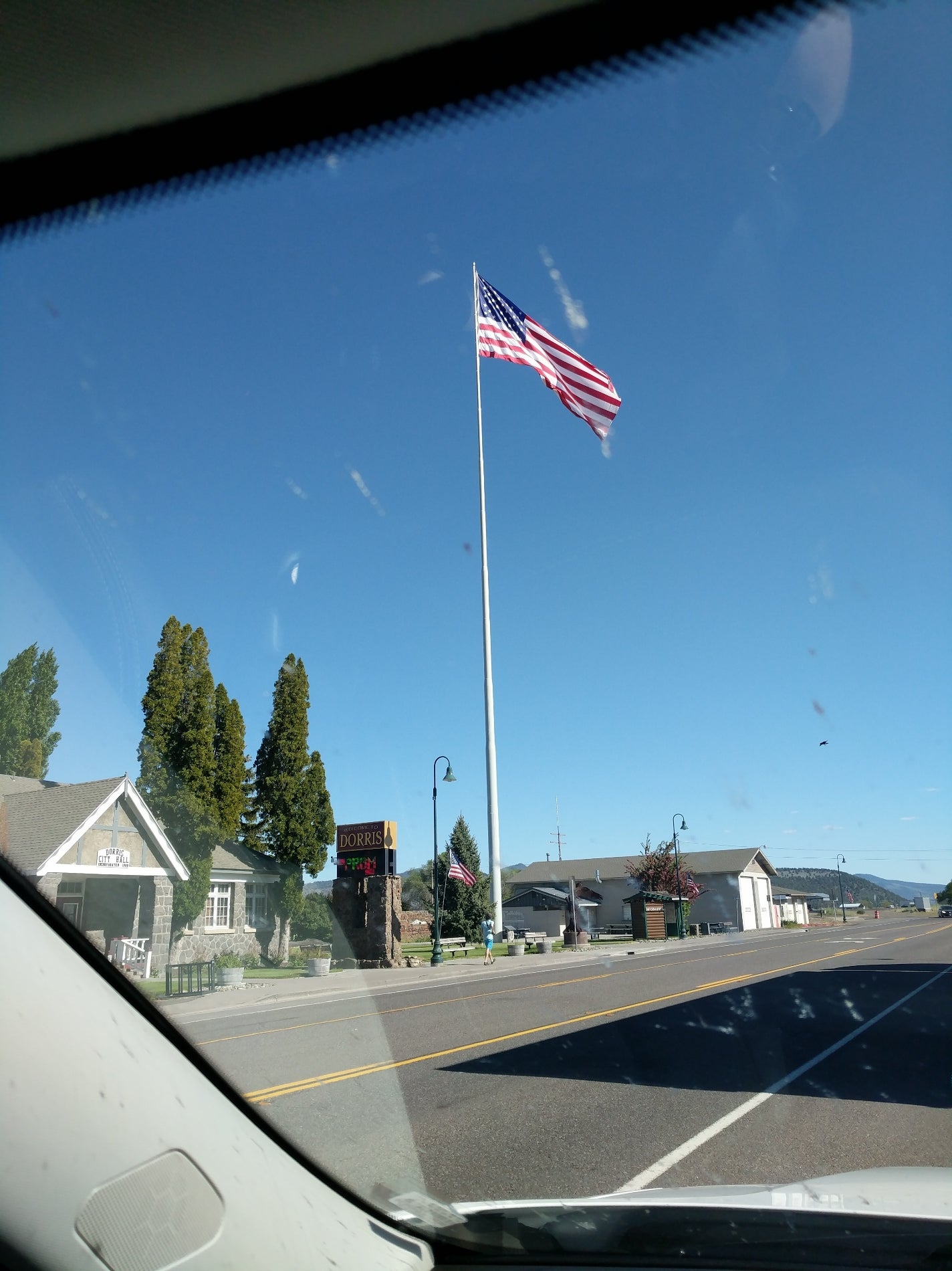 Worlds Tallest Flagpole, S Main St, Dorris, CA, Monuments MapQuest