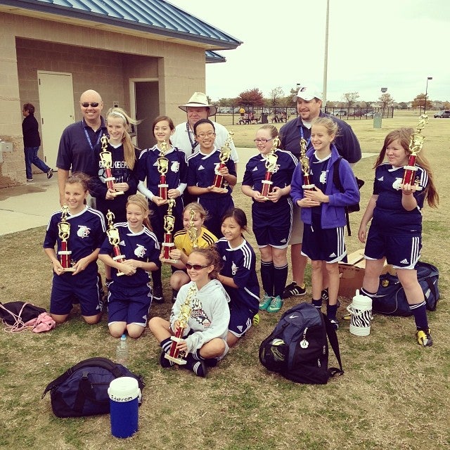 Russell Creek Soccer Fields, McDermott Rd, Plano, TX, Soccer Equipment
