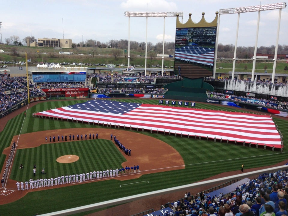 Kauffman Stadium, 1 Royal Way, Kansas City, MO, Stadiums Arenas & Athletic  Fields - MapQuest