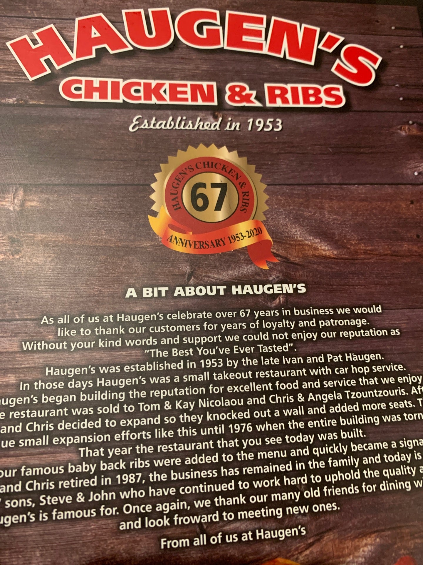 Haugen's Chicken Barbecue, 13801 Hwy 7 and 12, Suite 12, Port Perry, ON ...