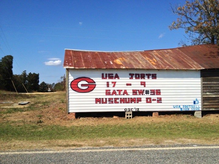 Barn Sign, GA15, Tennille, GA, Monuments MapQuest