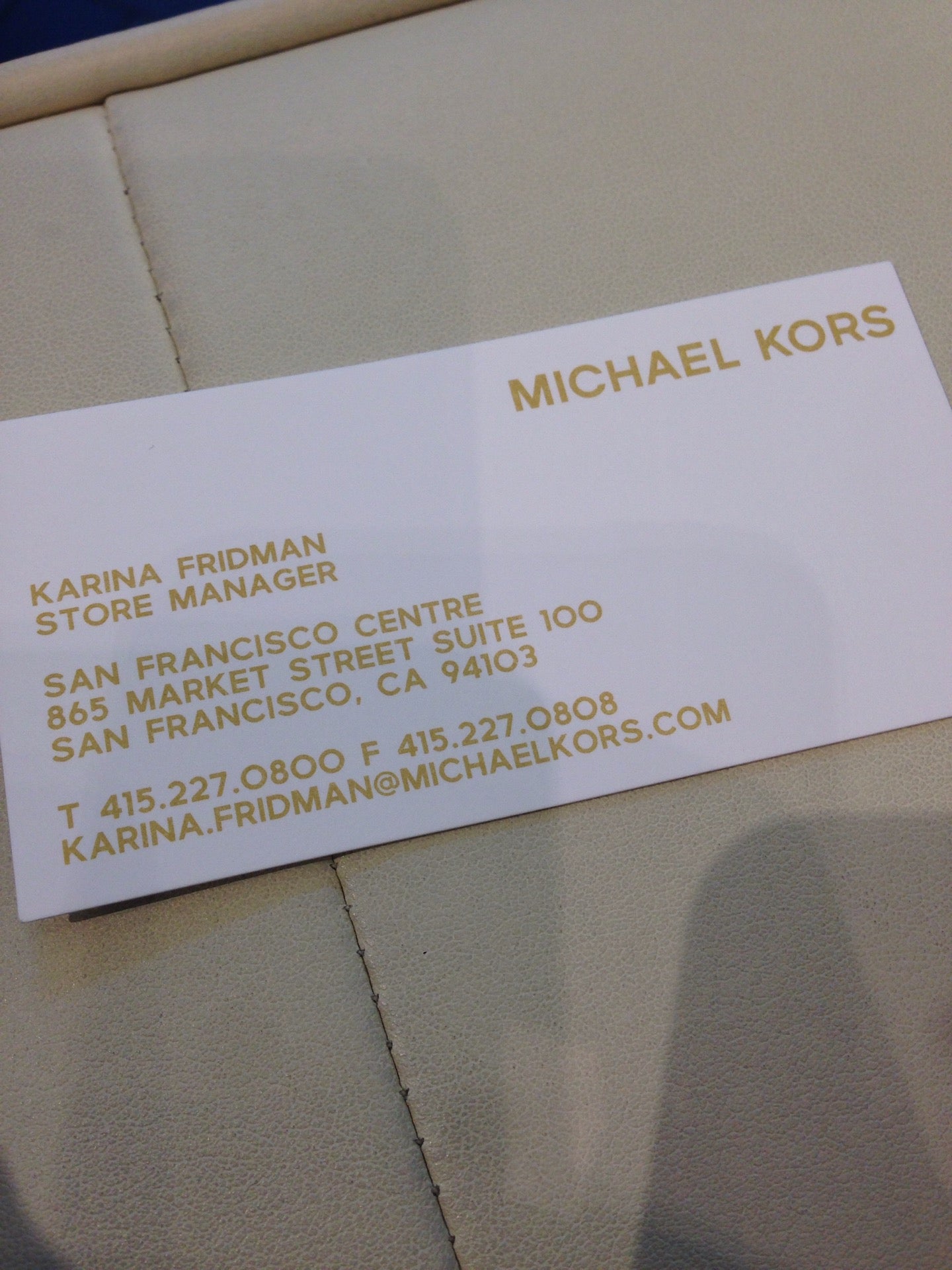 MICHAEL KORS, 865 Market St, San Francisco, CA, Clothing Retail - MapQuest