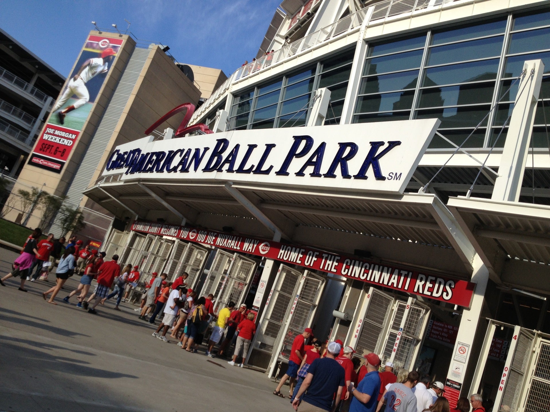 Entrance to Great American Ball Park Cincinnati OH