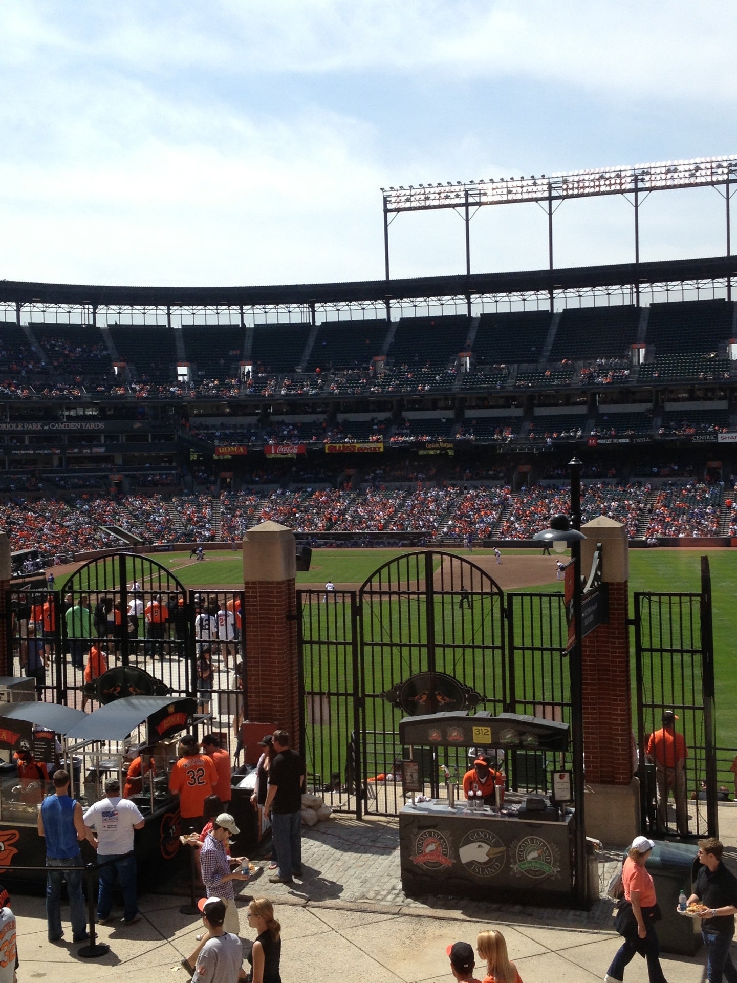 Section 92 at Oriole Park 