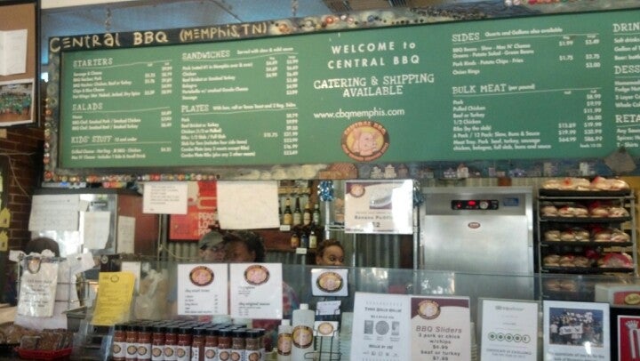 Central BBQ, 2249 Central Ave, Memphis, TN, Eating places -