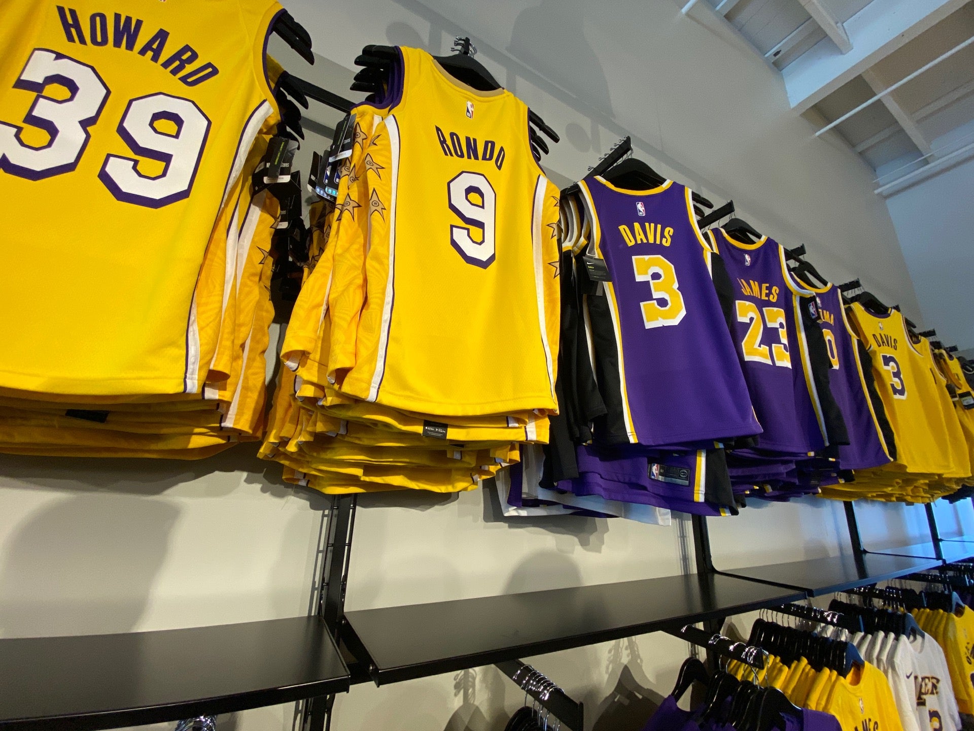 Now Available At the Lakers Team Shop at El Segundo . Authentic