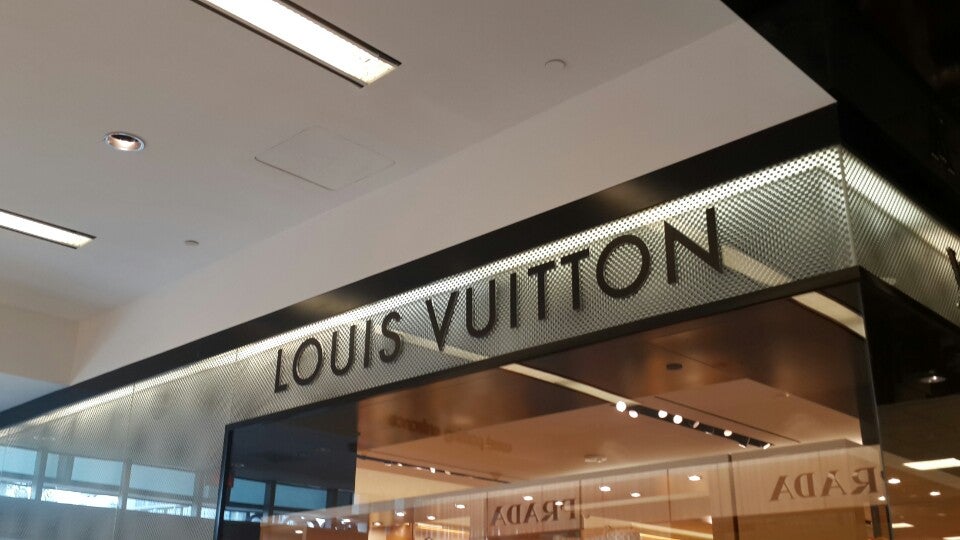Facade of Louis Vuitton store inside Aventura Mall in Aventura Florida  near in Miami Dade County Luxury shopping center and store Stock Photo   Alamy