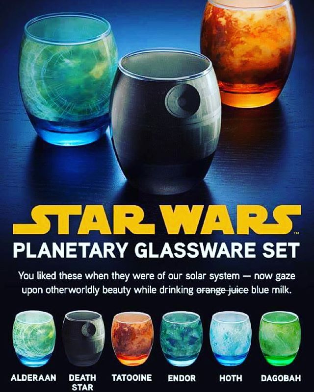 Star Wars Planetary Glassware Set 