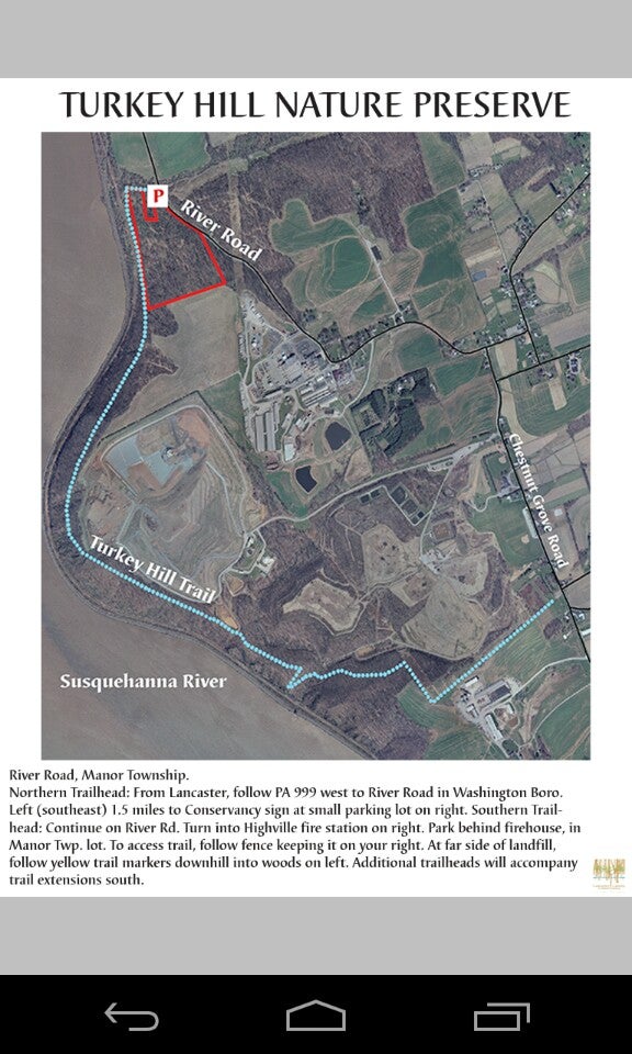 Turkey Hill Nature Preserve South Trailhead, Conestoga, PA, Trail