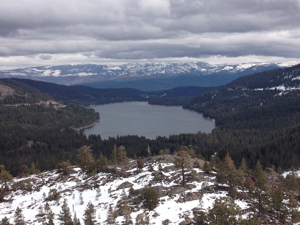 Vista Point over Donner Lake, Donner Pass Rd, Norden, CA, Outdoor ...