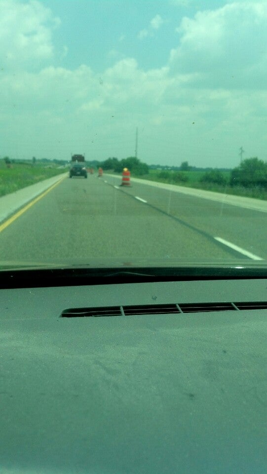 Origin of Kaskaskia River, Interstate 74, Champaign, IL, Rivers