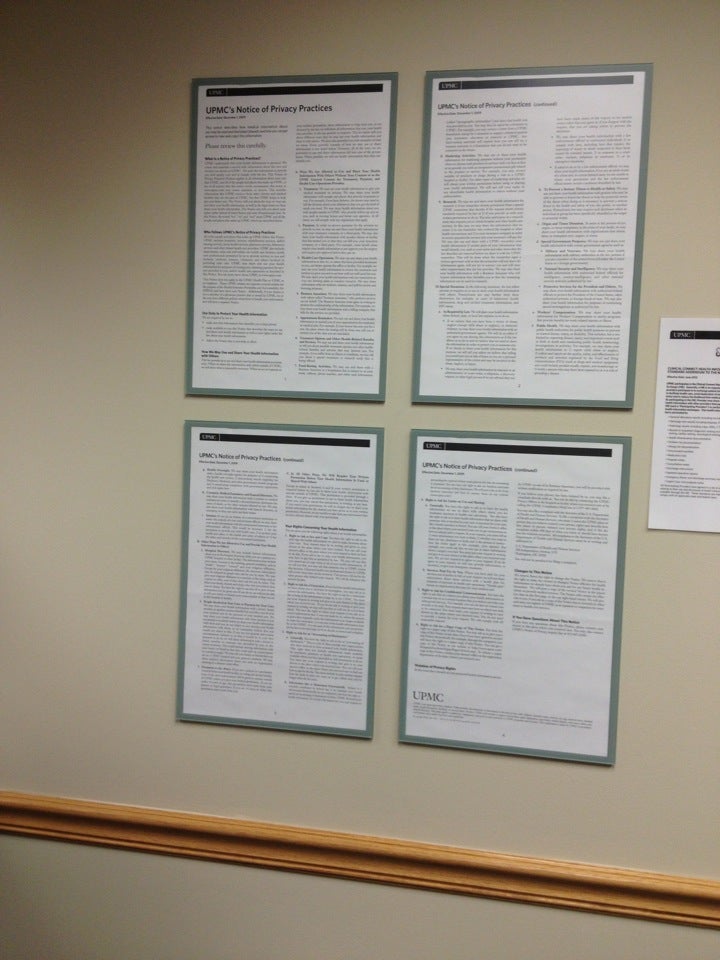 UPMC Arthritis and Autoimmunity Center, 117 Vip Dr, Ste 120, Wexford