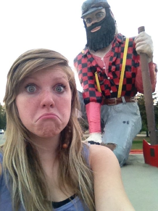 World's Largest Paul Bunyan Statue, Broadway St, Akeley, MN, Landmark