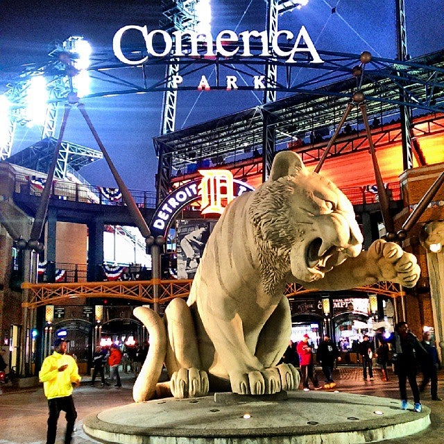 Comerica Park, Witherell St, Detroit, MI, Stadiums Arenas & Athletic Fields  - MapQuest