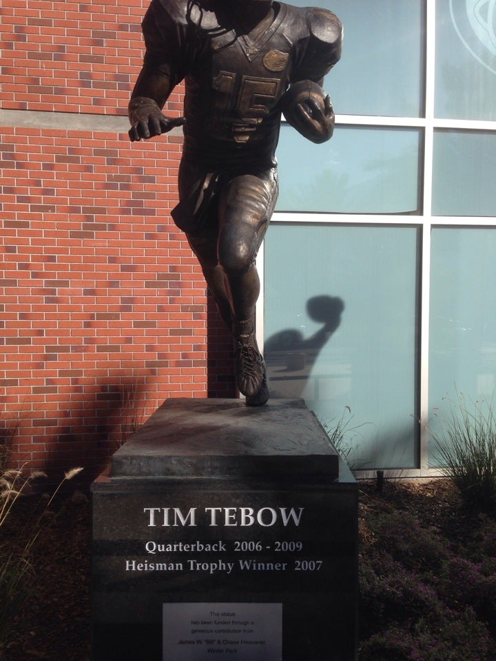 Tim Tebow Statue, Visit Gainesville