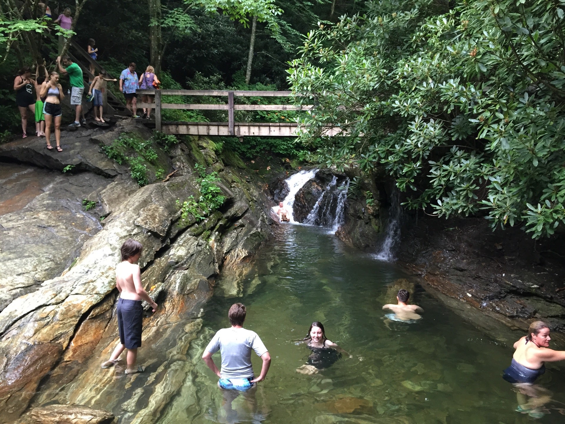 Skinny Dip Falls Hendersonville Nc Mapquest