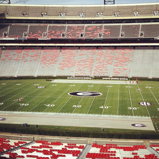 Section 332 at Sanford Stadium 