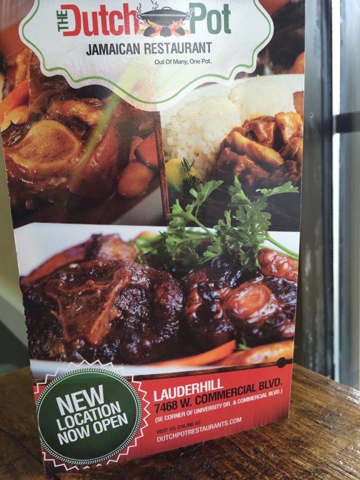 Full menu - Picture of The Dutch Pot Jamaican Restaurant, Lauderhill -  Tripadvisor