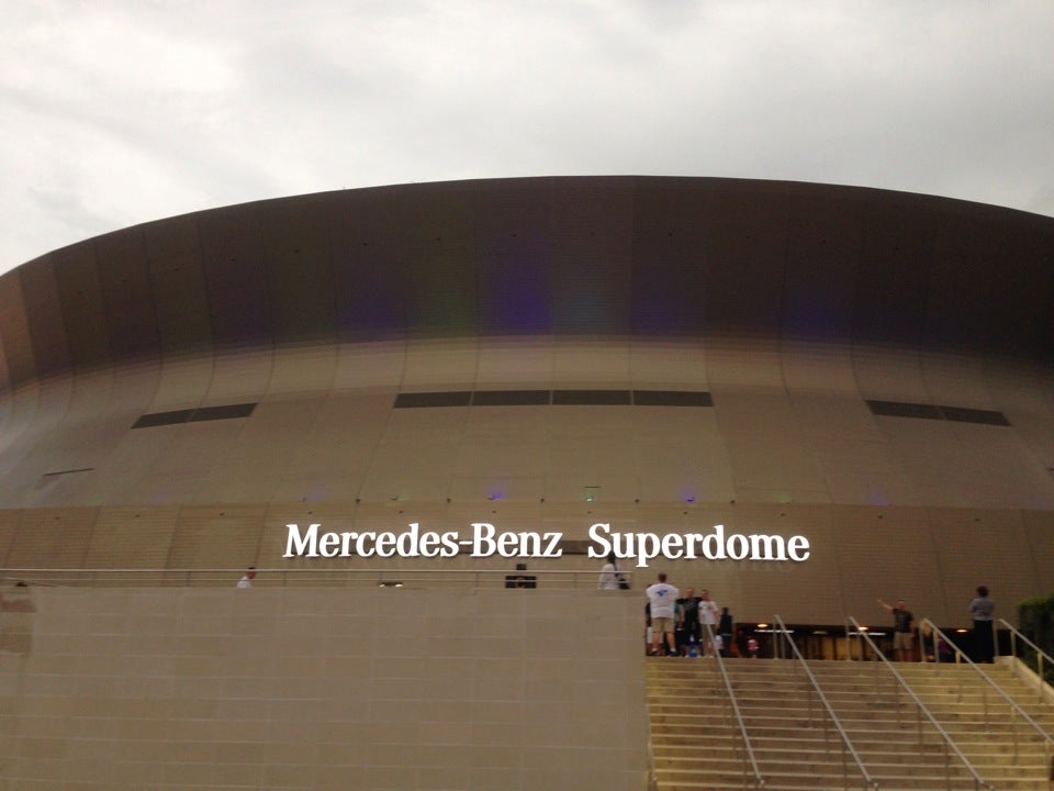 Mercedes-Benz Superdome, Sugar Bowl Dr, New Orleans, Louisiana, Stadiums  Arenas & Athletic Fields - MapQuest