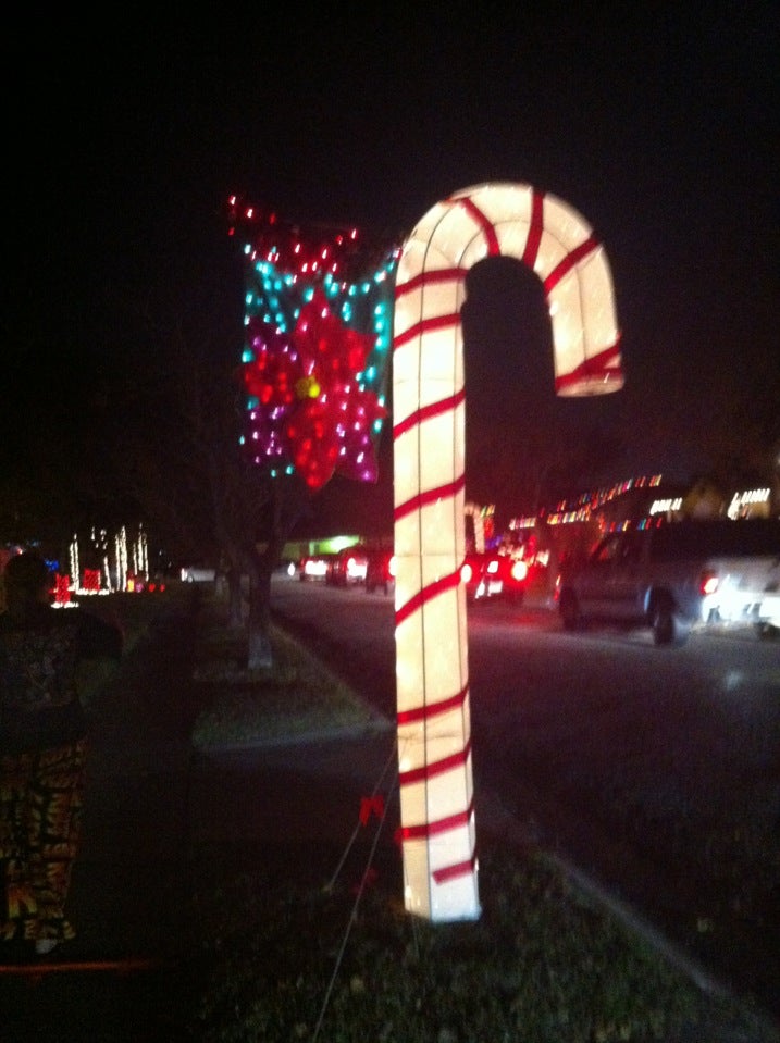 Candy Cane Lane, Corpus Christi, TX, Landmark MapQuest