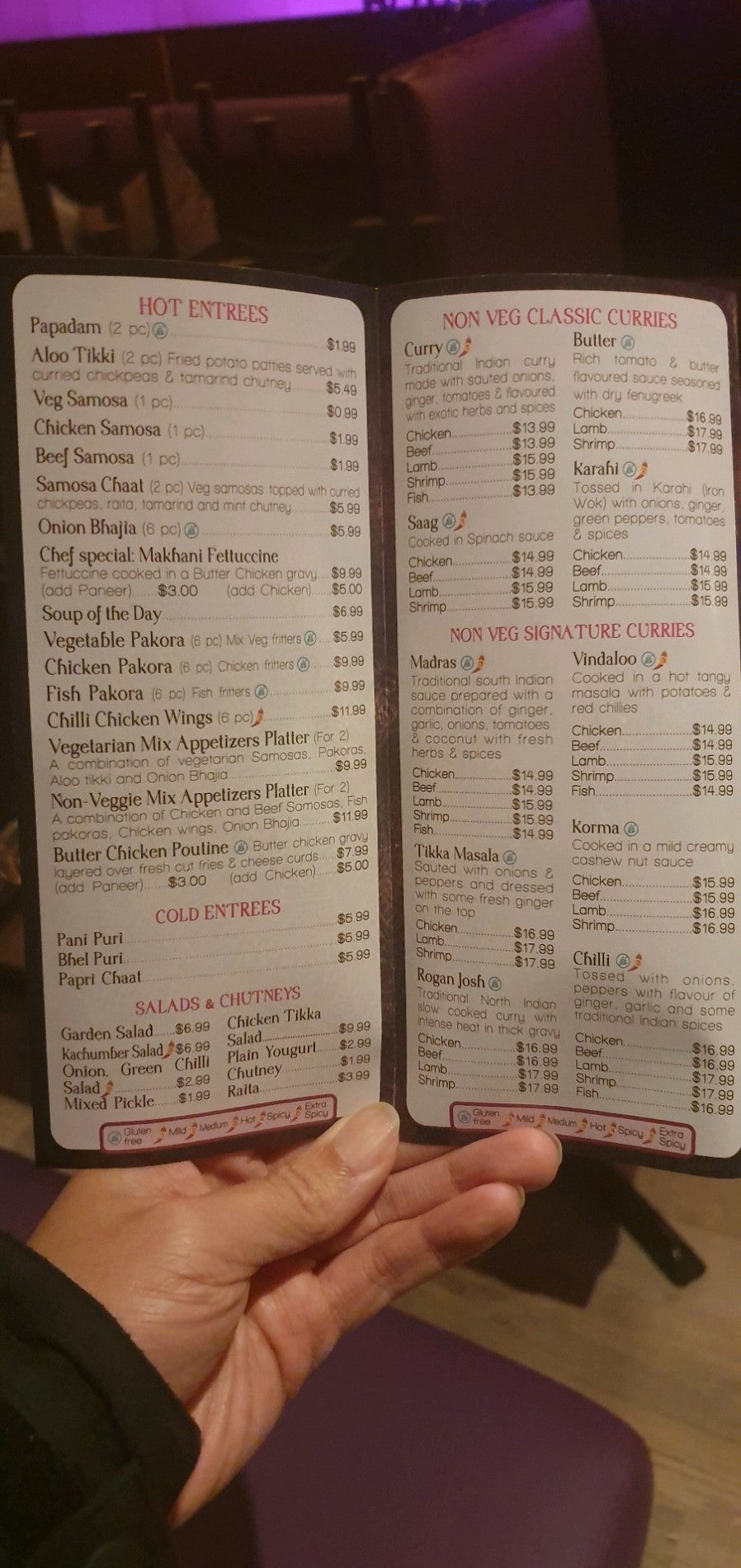 Raj Mahal Indian cuisine