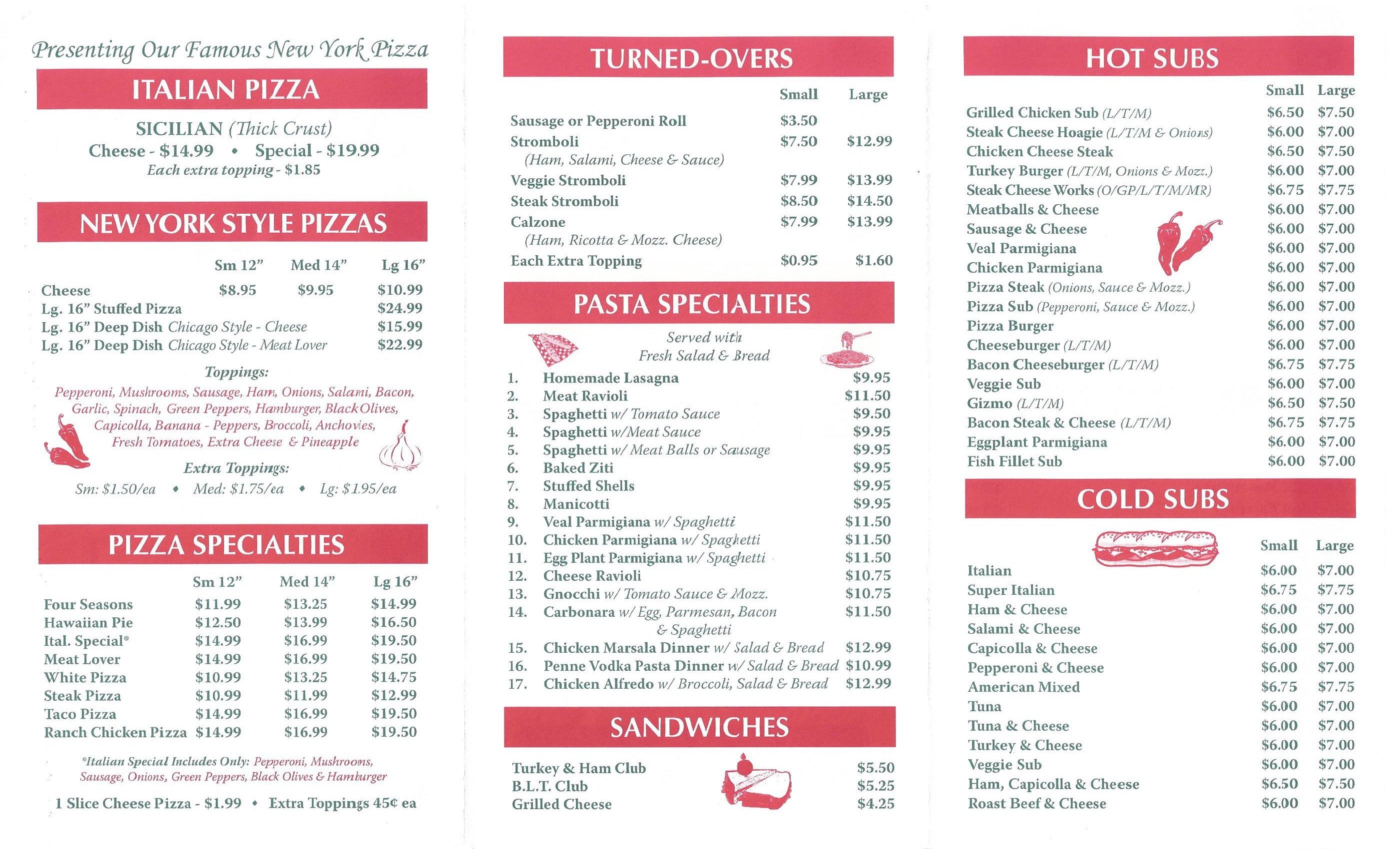 Carleo Italian Pizza, 101 Silo Hill Rd, Emmitsburg, MD, Italian restaurant  - MapQuest